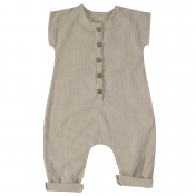 Organic Cotton Seersucker Jumpsuit