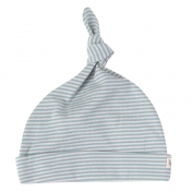 Fine Stripe Knotted Organic Cotton Baby Hat