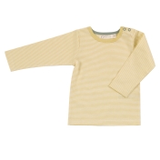 Organic Cotton Fine Stripe Long-Sleeved Shirt