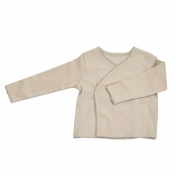 Pointelle Kimono Jacket in Organic Cotton