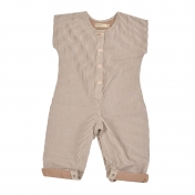 Organic Cotton Seersucker Jumpsuit