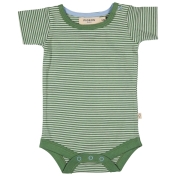 Organic Cotton Striped Short-Sleeved Baby-Body