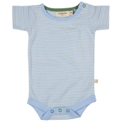 Organic Cotton Striped Short-Sleeved Baby-Body