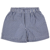 Summer Shorts in Organic Cotton Seersucker