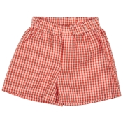 Summer Shorts in Organic Cotton Seersucker