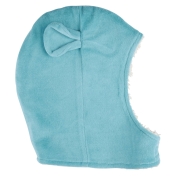 Organic Cotton Velour Animal Hat with Fleece Lining