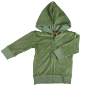 Soft Organic Cotton Velour Hoody