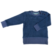 Soft Cotton Velour Sweatshirt