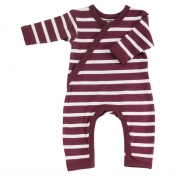 Pure Organic Cotton Striped Romper