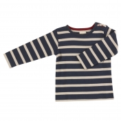 Long Sleeved Breton Stripe T-Shirt