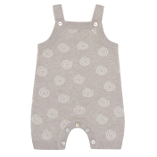 Soft Patterned Playsuit in Organic Cotton & Silk