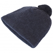 Merino Wool Fleece Bobble Hat