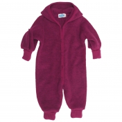 All-in-One Snugglesuit in Soft Organic Merino Wool Fleece