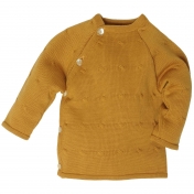 Lightweight Button Through Twist Jumper in Merino Wool