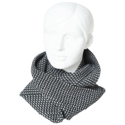 Merino Wool Jacquard Loop Scarf