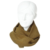 Merino Wool Jacquard Loop Scarf