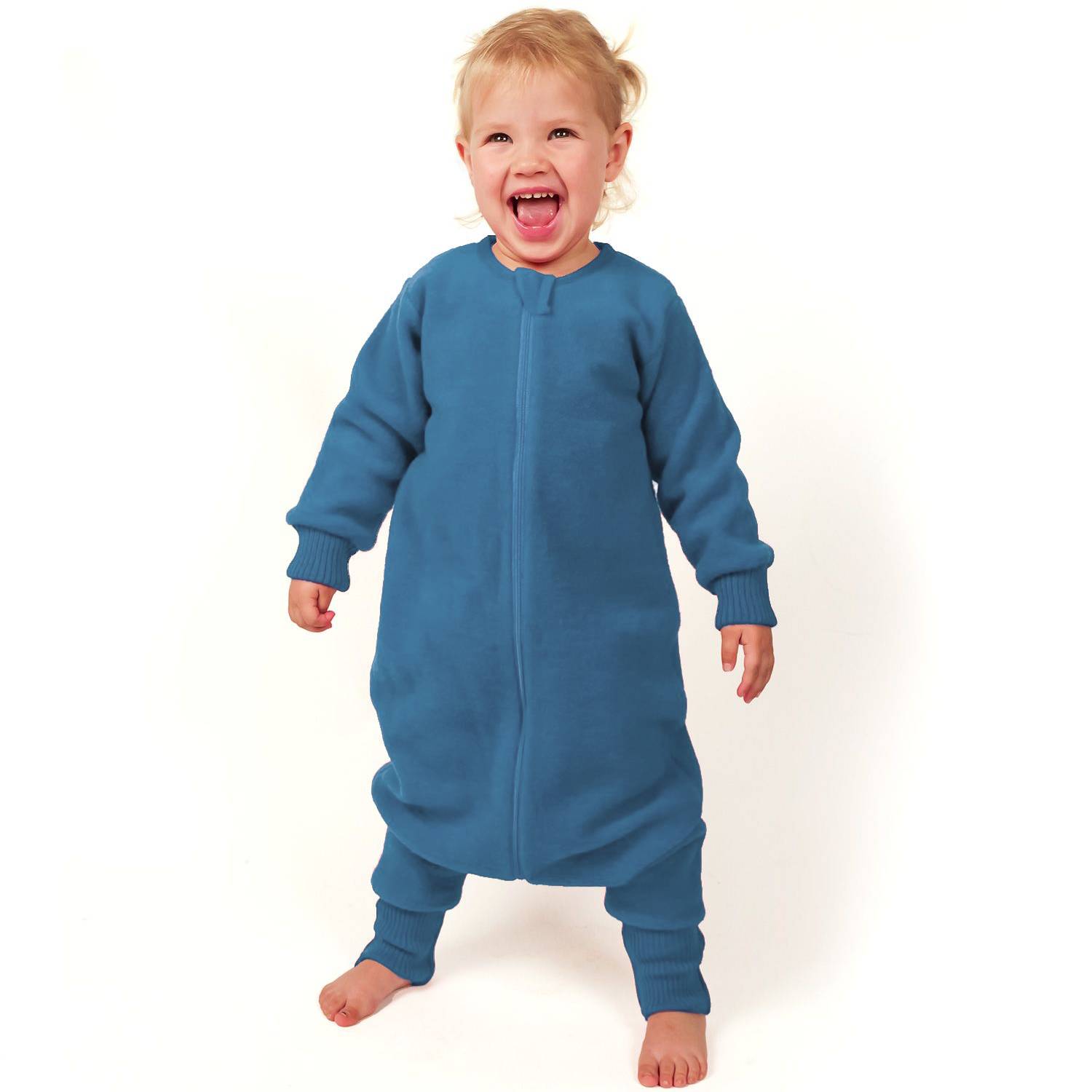 Merino Wool Fleece Sleeping Bag with Arms and Feet