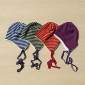 Knitted Wool Hat with Cotton Fleece Lining