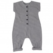 Organic Cotton Seersucker Jumpsuit