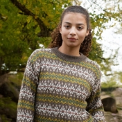 Women’s Baby Alpaca Pattern Sweater Women’s Baby Alpaca Pattern Sweater