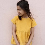 Children's Blouse in Woven Organic Cotton