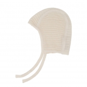 Knitted Baby Bonnet in Organic Cotton