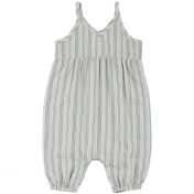 Baby Strap Suit in Woven Organic Cotton