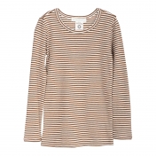 Children\'s Stripy Long-Sleeved Tee in Organic Cotton