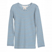 Children\'s Stripy Long-Sleeved Tee in Organic Cotton