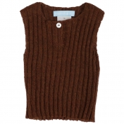 Soft Baby Alpaca Rib Vest