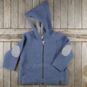 Pixie Hooded Pure Lambswool Jacket with Pockets