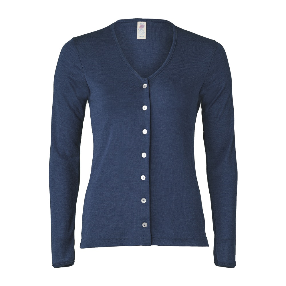 Women's Fine-Knit Cardigan in Merino Wool and Silk [704441] - £77.50 ...