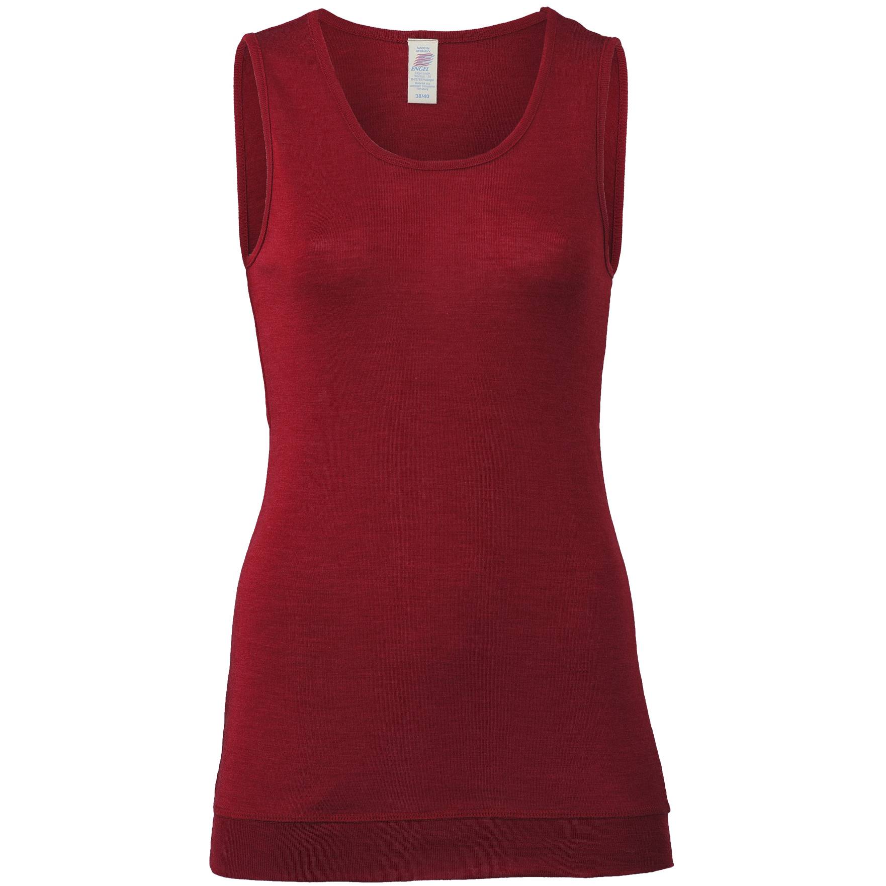 Women's Extra Long Simple Vest in Merino Wool & Silk [704040] - £38.00 ...