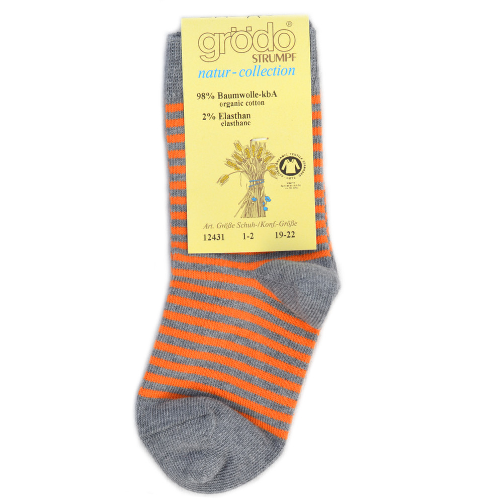 2-Pack - Stripy Children's Socks in Organic Cotton | Comfy Stripy ...