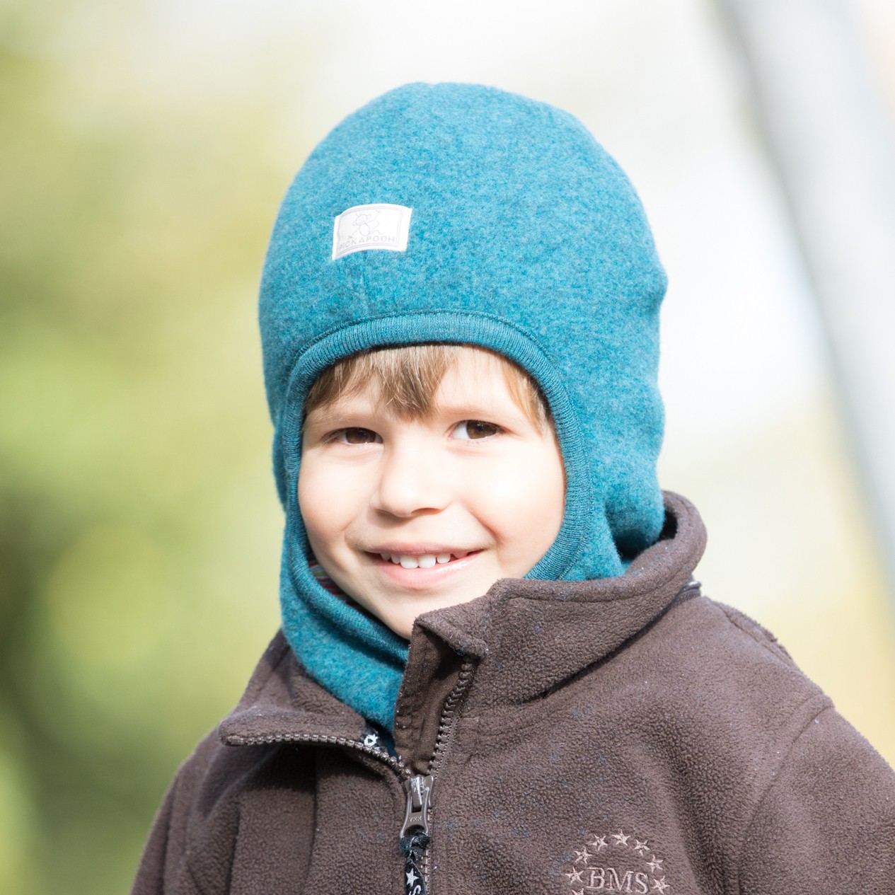 Balaclava Storm Hat in Wool Fleece with Organic Cotton Lining [Switch ...