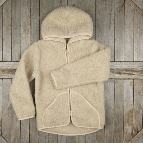 Children\'s Wool Fleece Hooded Mody Jacket