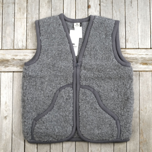 Children\'s Zippered Waistcoat in Wool