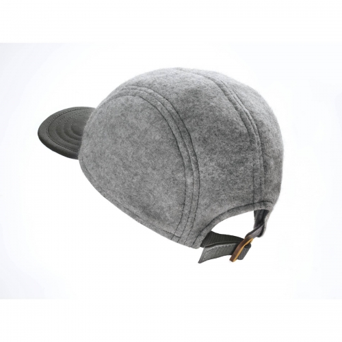 5-Panel Cap in Boiled Organic Merino Wool