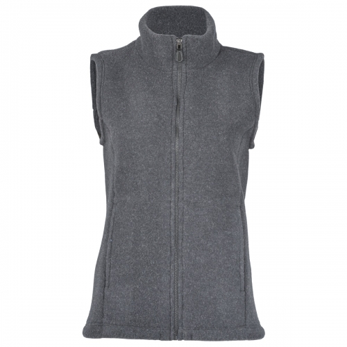 Women's Fitted Wool Fleece Bodywarmer. Sleeveless zipped fitted jacket ...