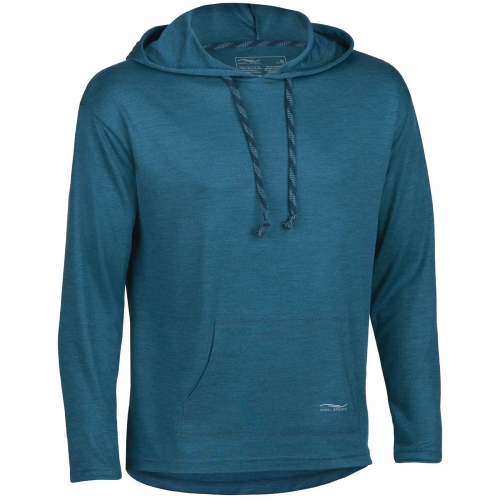 Men's Interlock Hoody in Merino Wool and Silk with 2% Elastane