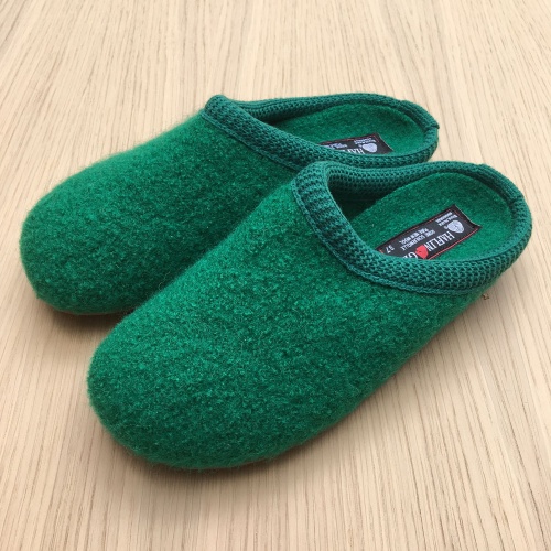 haflinger boiled wool slippers