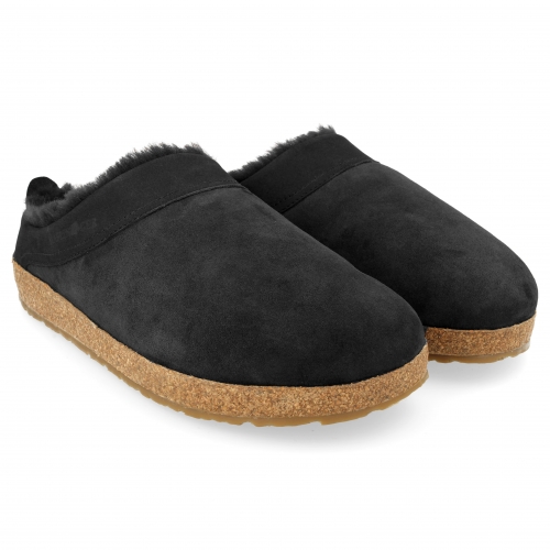 Sheepskin Clogs by Haflinger | Adult Clogs in Sheepskin with Cork/Latex ...