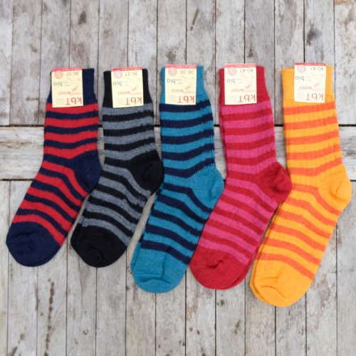 Organic Wool Striped Socks for Women [062] - £13.20 : Cambridge Baby,  Organic Natural Clothing