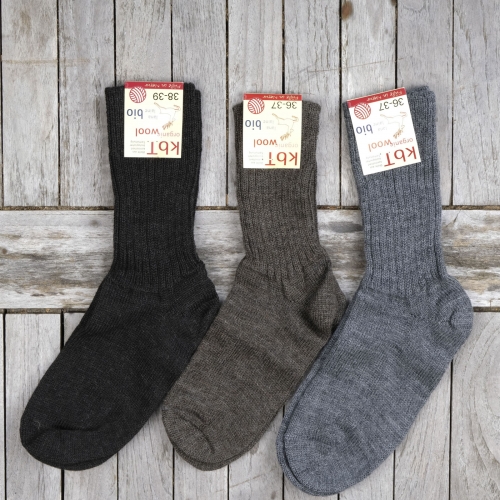 Hand Knitted Scandi Woollen Lounge Bed Winter Socks - 6 Colours - 100% Wool