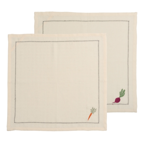 2-Pack Organic Cotton Muslin Kitchen Towels 2-Pack Organic Cotton Muslin Kitchen Towels