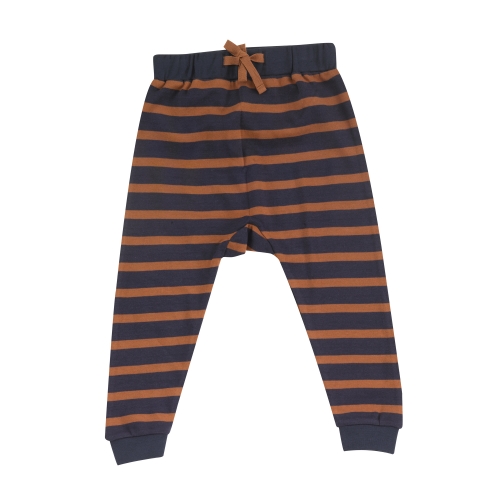 Breton Stripe Organic Cotton Jersey Joggers