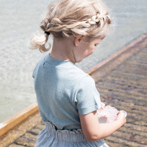 Children's Short-Sleeved Tee in Organic Cotton