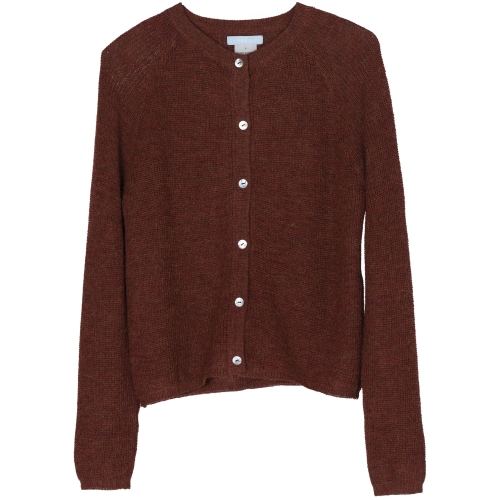 Women's Brioche Cardigan in Baby Alpaca Wool [W787] - £200.00 ...